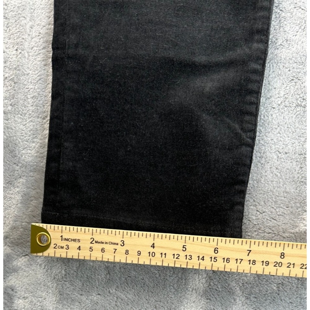 J.Crew -Black Corduroy Pants - Women's Size 25 Mid Rise Straight Leg Classic Fit - Picture 13 of 13